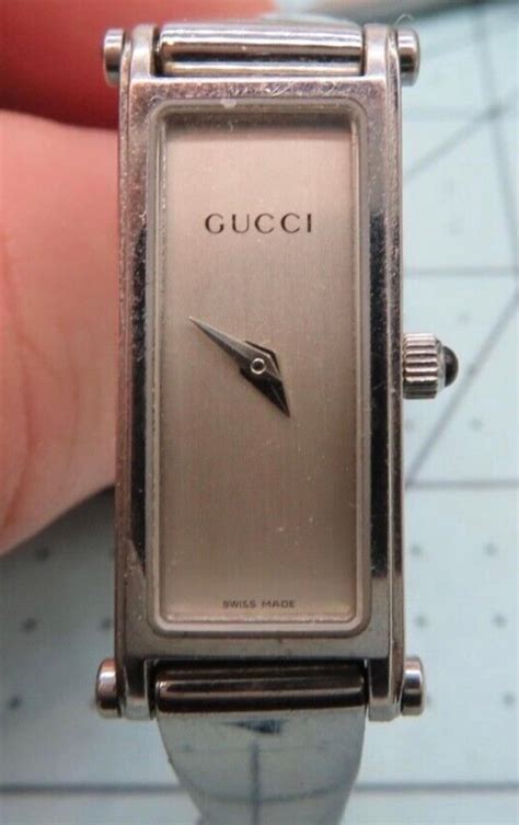 gucci 1500 l swiss made stainless steel|Gucci x086 price.